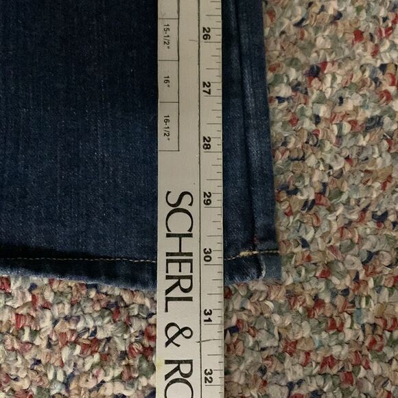 Dickies Blue Relaxed Fit Mid-Rise Flannel Lined Straight Leg Jeans Size 12 - Picture 12 of 12